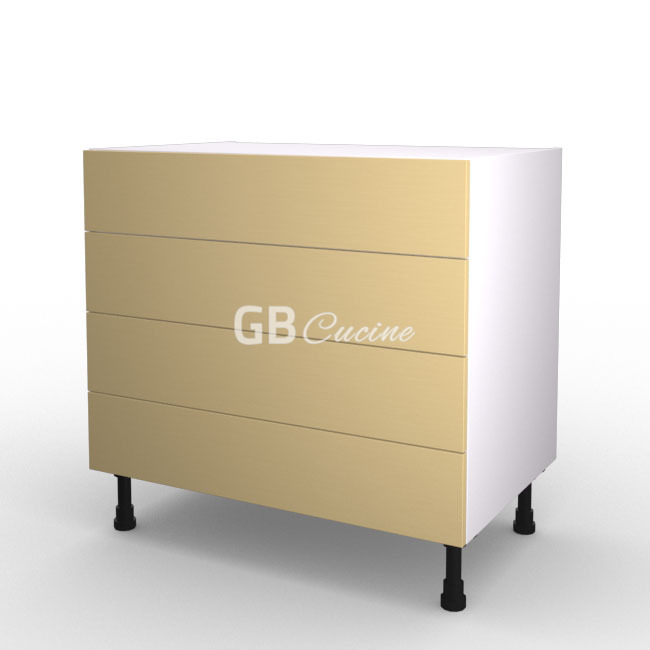 Meuble Bas, plaque de cuisson,  4 tiroirs