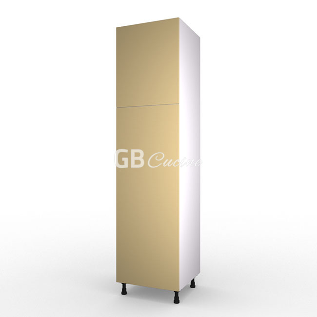 Meuble Colonne  rangement,  2 portes charnières à droite, 5 étagères