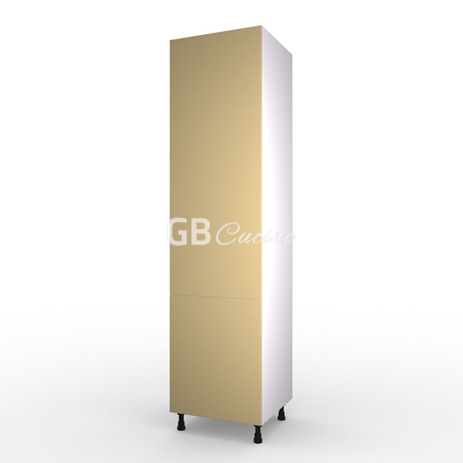 Meuble Colonne  rangement,  2 portes charnières à droite, 5 étagères