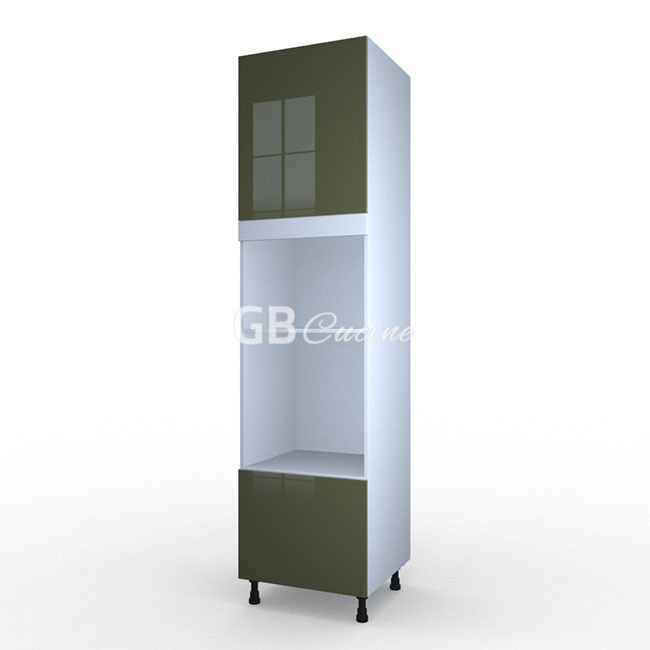 Meuble Colonne  four micro-onde,  2 portes charnières à gauche