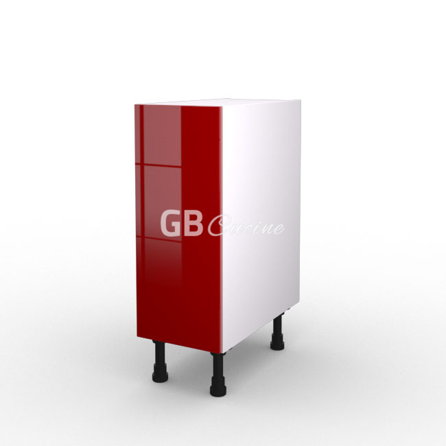 Meuble Bas,  1 porte charnières à gauche, 1 étagère