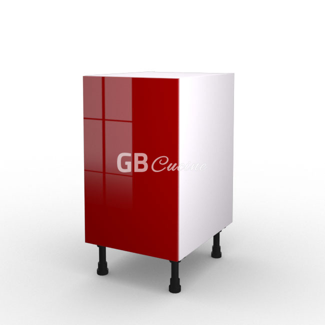 Meuble Bas,  1 porte charnières à gauche, 1 étagère