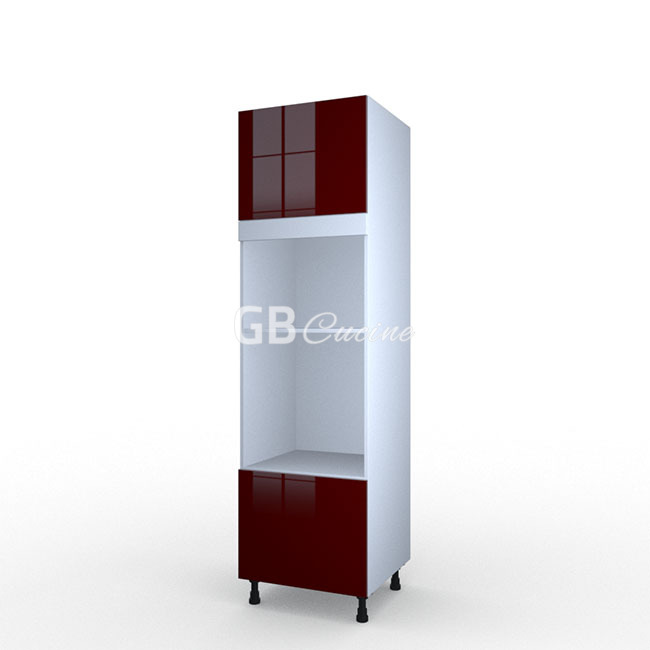 Meuble Colonne  four micro-onde,  2 portes charnières à droite