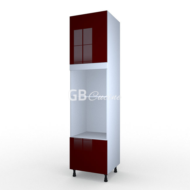 Meuble Colonne  four micro-onde,  2 portes charnières à gauche