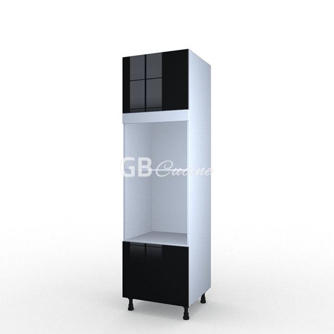 Meuble Colonne  four micro-onde,  2 portes charnières à gauche
