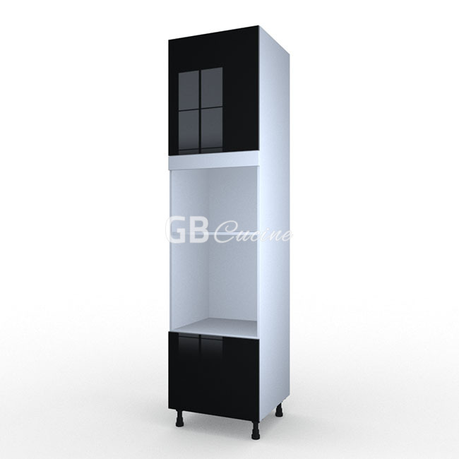 Meuble Colonne  four micro-onde,  2 portes charnières à droite