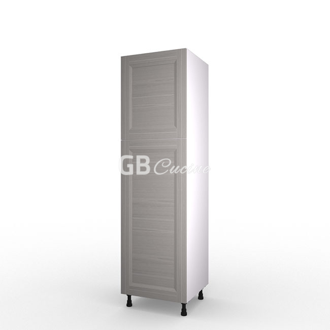 Meuble Colonne  rangement,  2 portes charnières à droite, 5 étagères