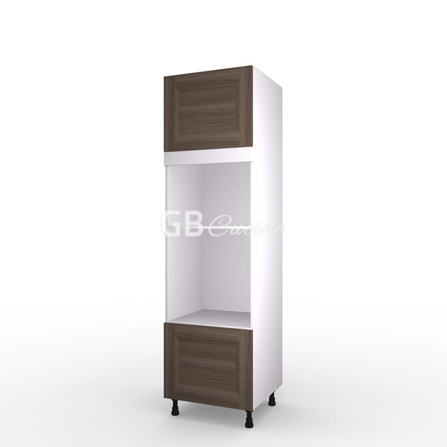 Dark Frame Meuble Colonne Four Micro Onde 2 Portes Charnieres A