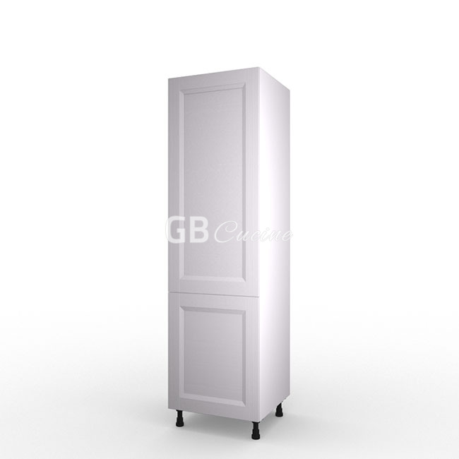 Meuble Colonne  rangement,  2 portes charnières à droite, 5 étagères