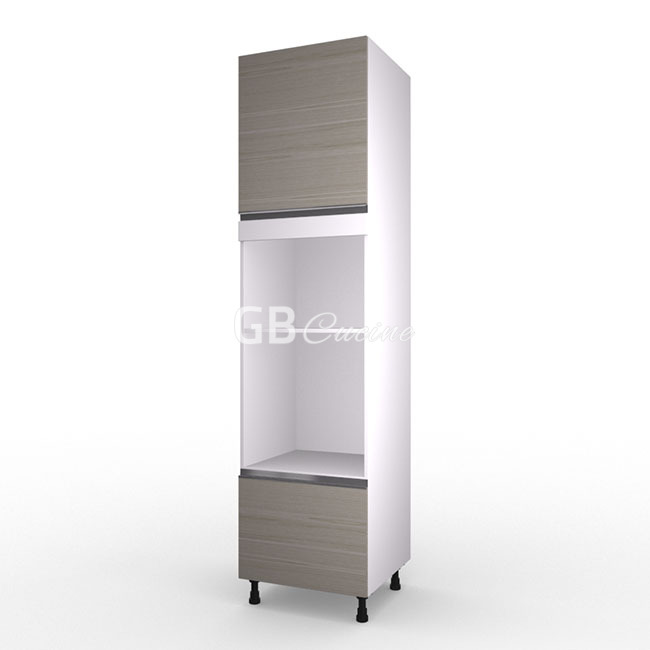Meuble Colonne  four micro-onde,  2 portes charnières à gauche
