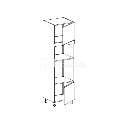 Meuble Colonne  four micro-onde,  2 portes charnières à droite