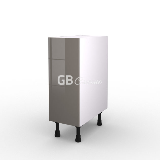 Meuble Bas,  1 porte avec coulissant bouteilles