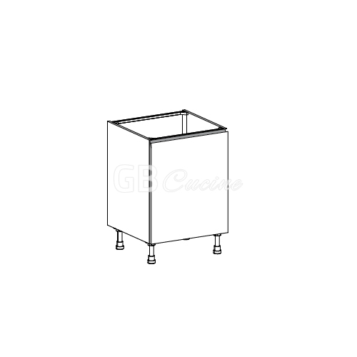 Meuble Bas sous evier,  1 porte charnières à gauche